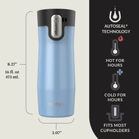 Contigo West Loop, AUTOSEAL Travel Mug, 16 oz / (2-Pack)