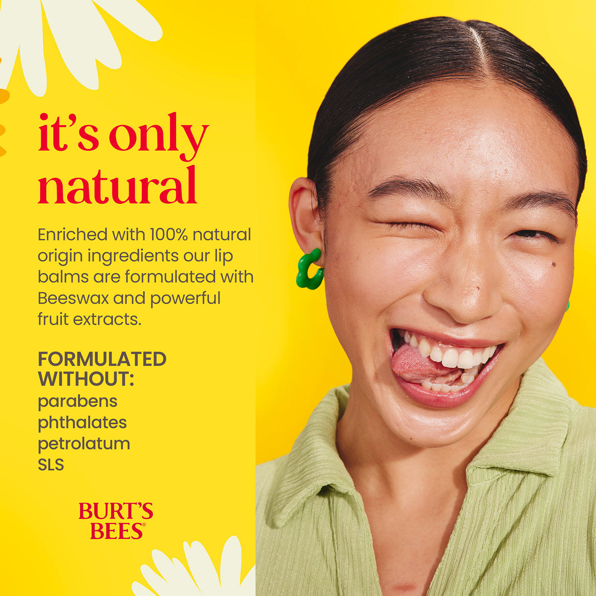 Burt's Bees Beeswax Lip Balm Original with Peppermint & Vitamin E