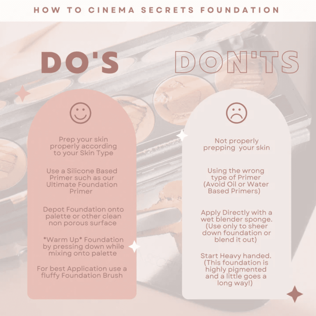 Cinema Secrets Ultimate Foundation 100 series - 110-23A