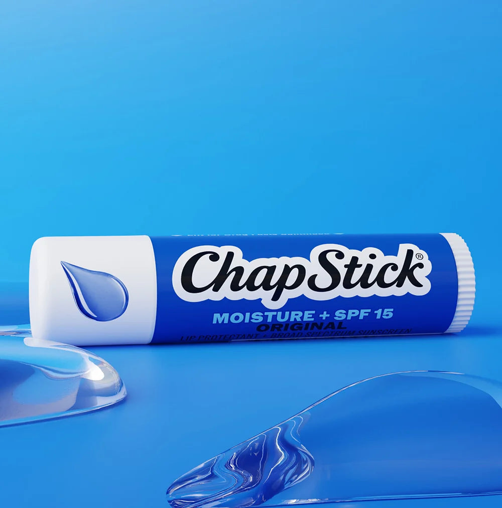 ChapStick Moisturizer Original Lip Balm Tube, SPF 15, 0.15 oz (1 Pack)
