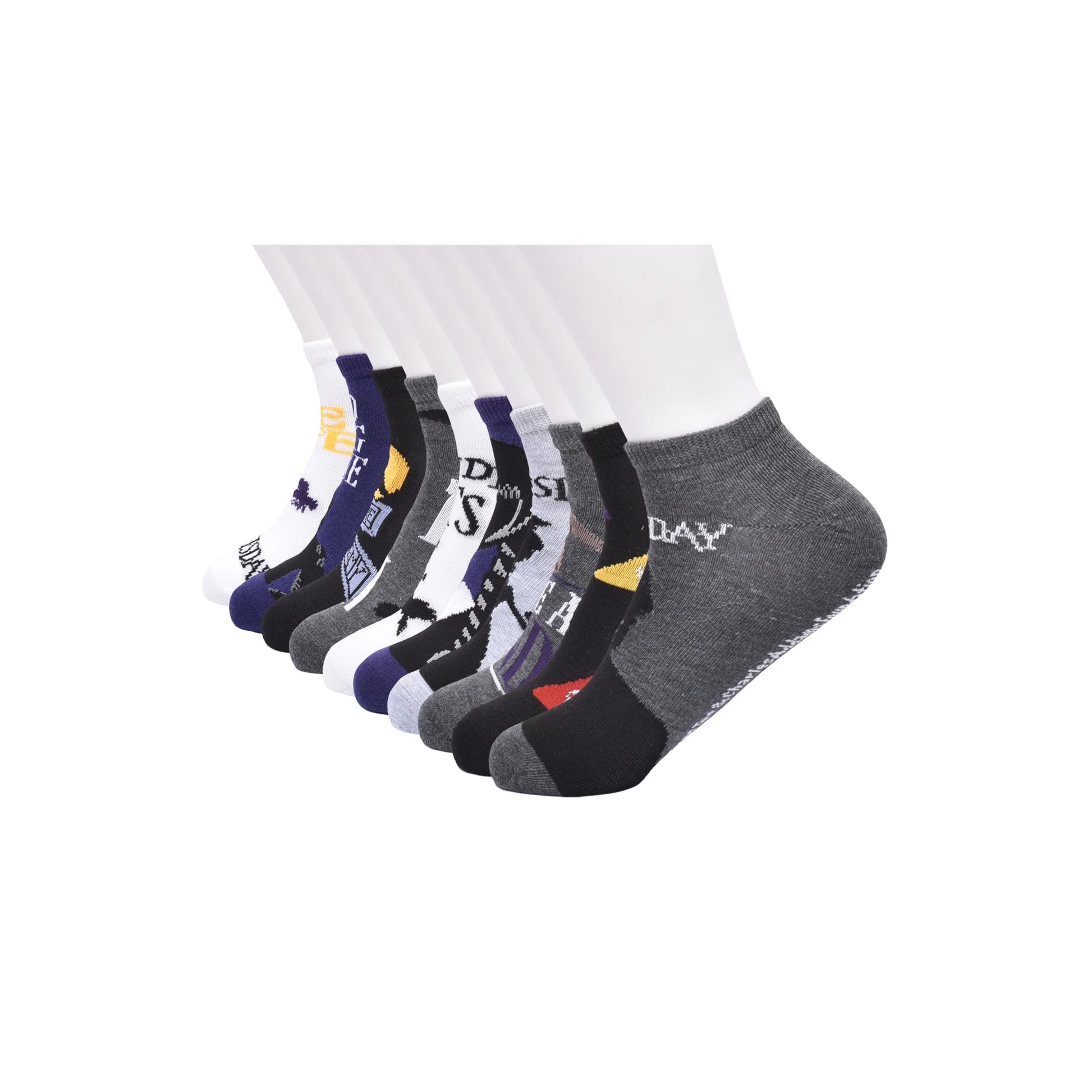 Wednesday Women's  Low-Cut Socks (10-Pack) Sock Size (4-10)