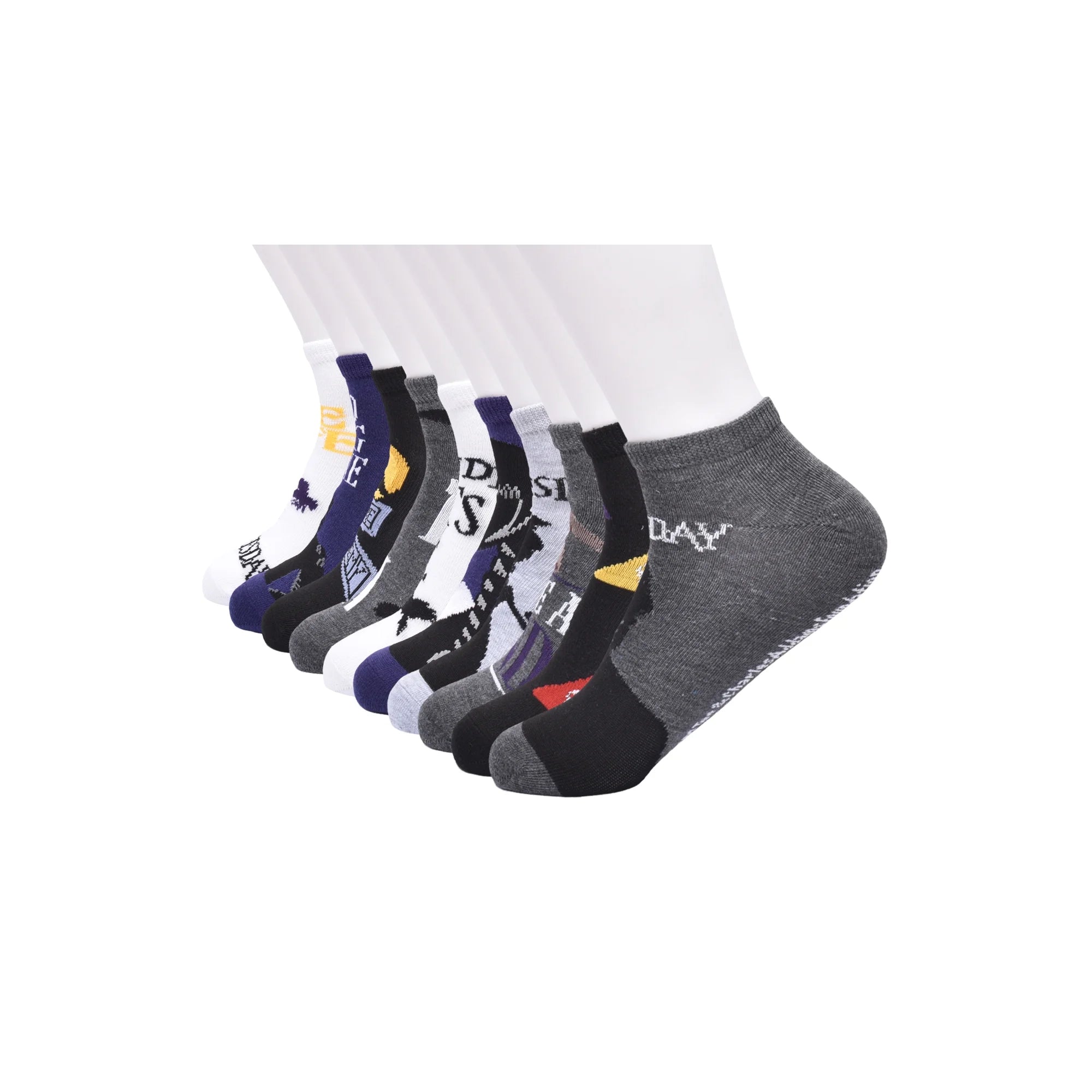 Wednesday Women's  Low-Cut Socks (10-Pack) Sock Size (4-10)