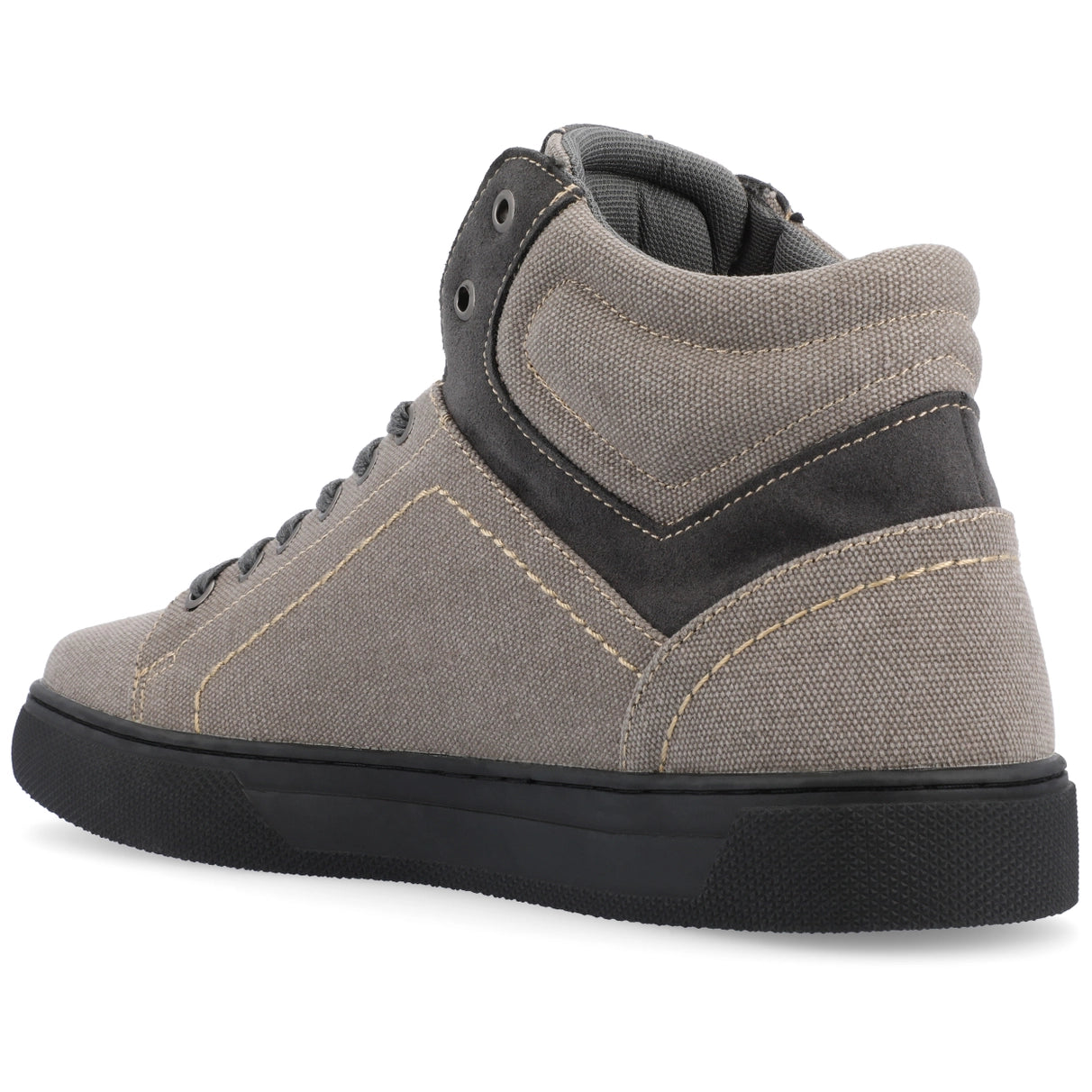 Vance Co. Justin High Top Sneaker - Light Grey