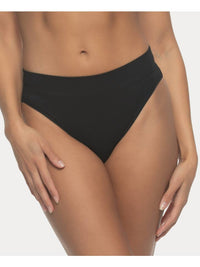 Felina Pima Cotton Hi-Cut Underwear - Black (5-pack)