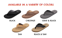 Flojos Ryan Men's Sandal (846- Black/Tan)