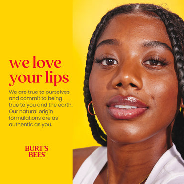 Burt's Bees Beeswax Lip Balm Original with Peppermint Vitamin E 3-Pack
