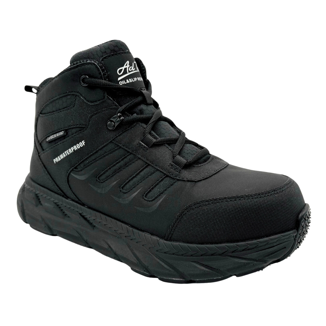 AdTec Men's Ultralight 6" Work Boot: (9258PR) - Black