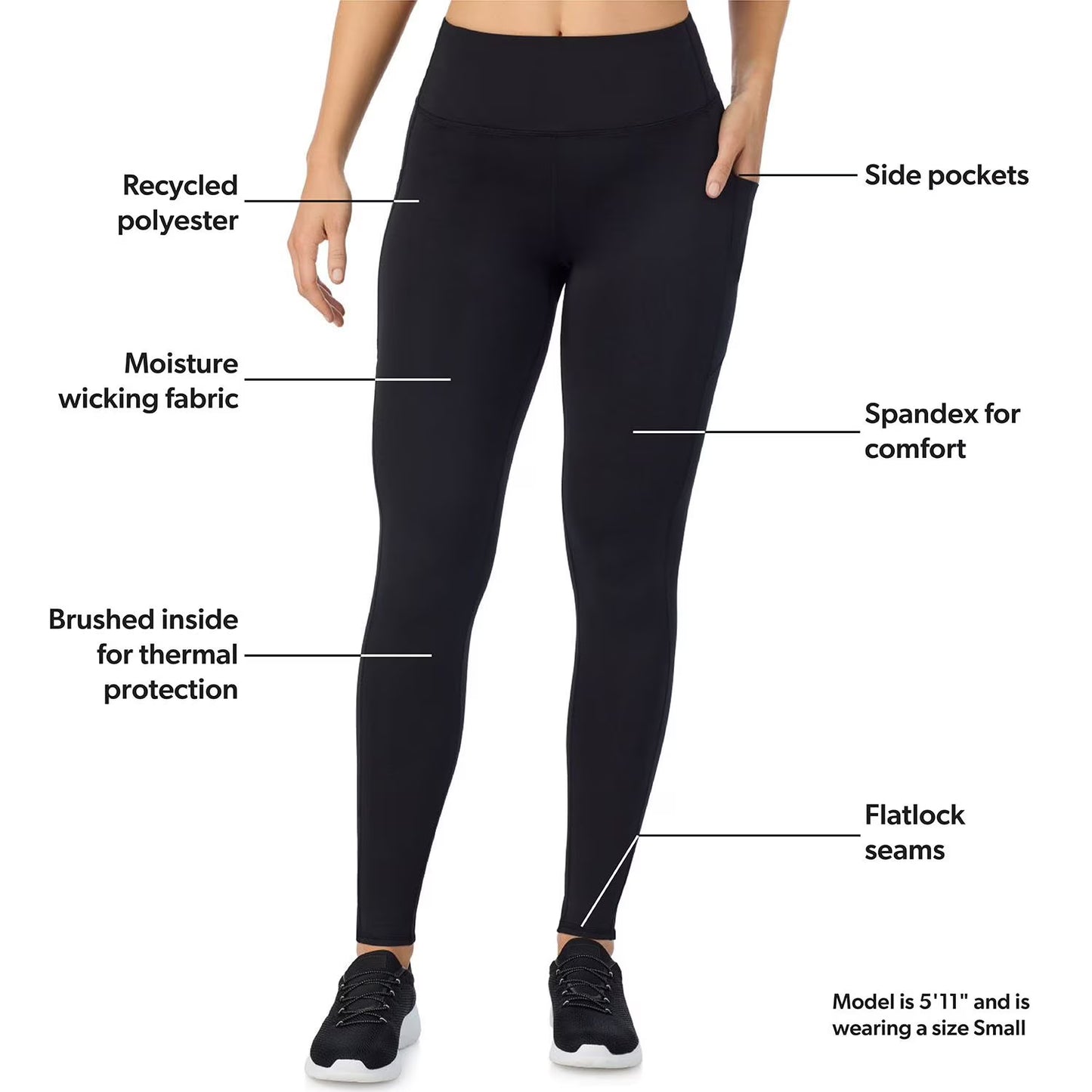 Cuddl Duds Women's ClimateCore® Baselayer Legging (1-Pack)