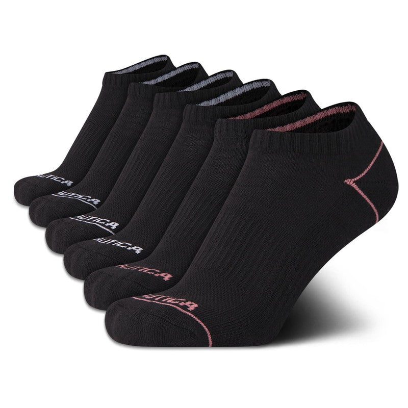 Nautica Women's Athletic Lowcut Socks (Pack Of 6)