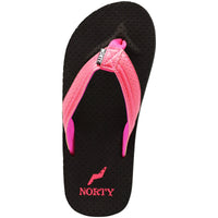 NORTY Women's Soft Cushioned Footbed Flip Flop Thong Sandal