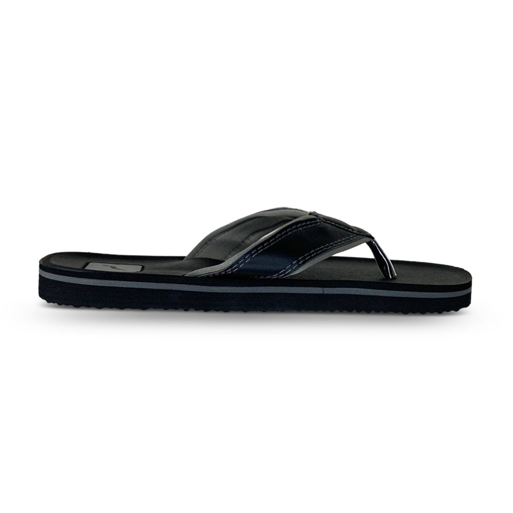 Norty Men's Soft EVA Flip Flop Thong Sandal Shoe (11166)- (Black/Grey)