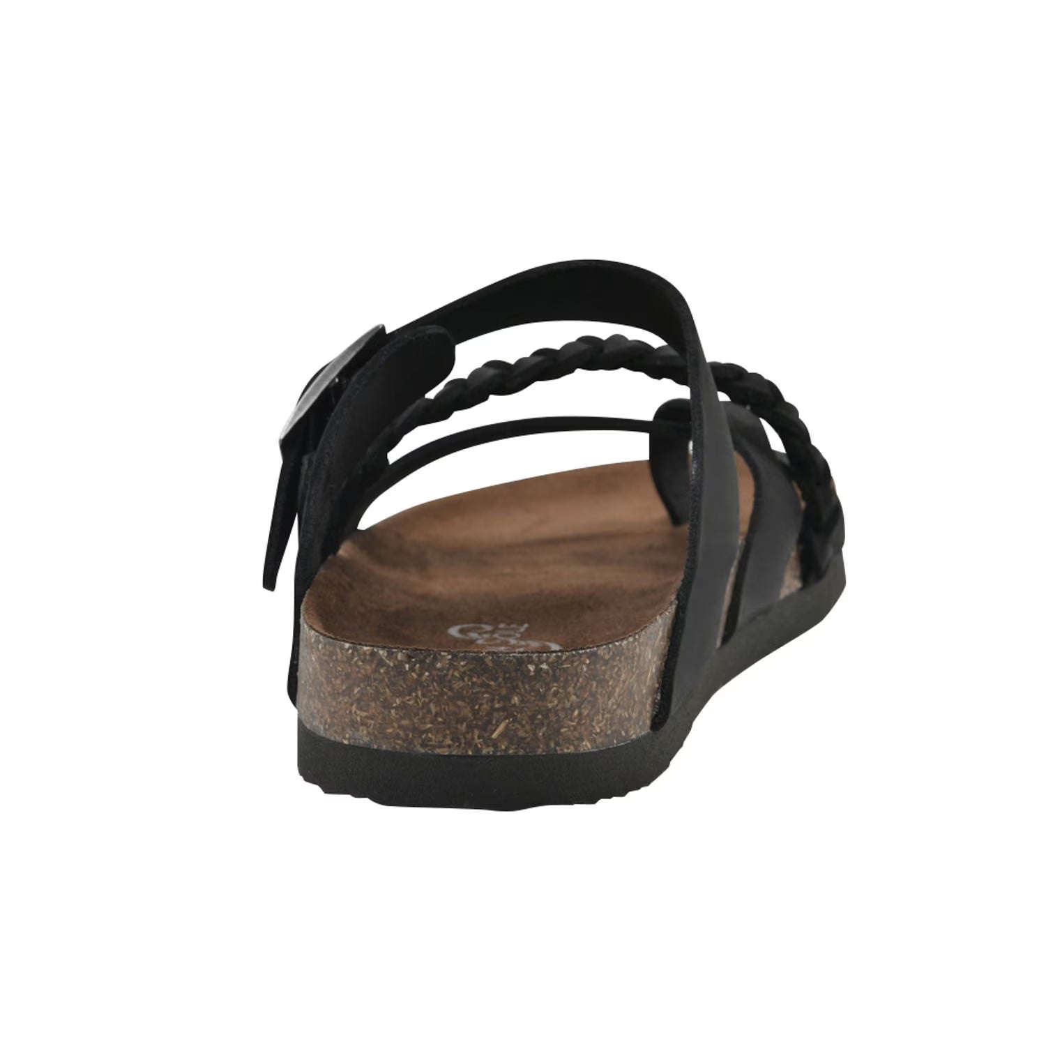 Mountain Sole Women's Leather Sandal, Black