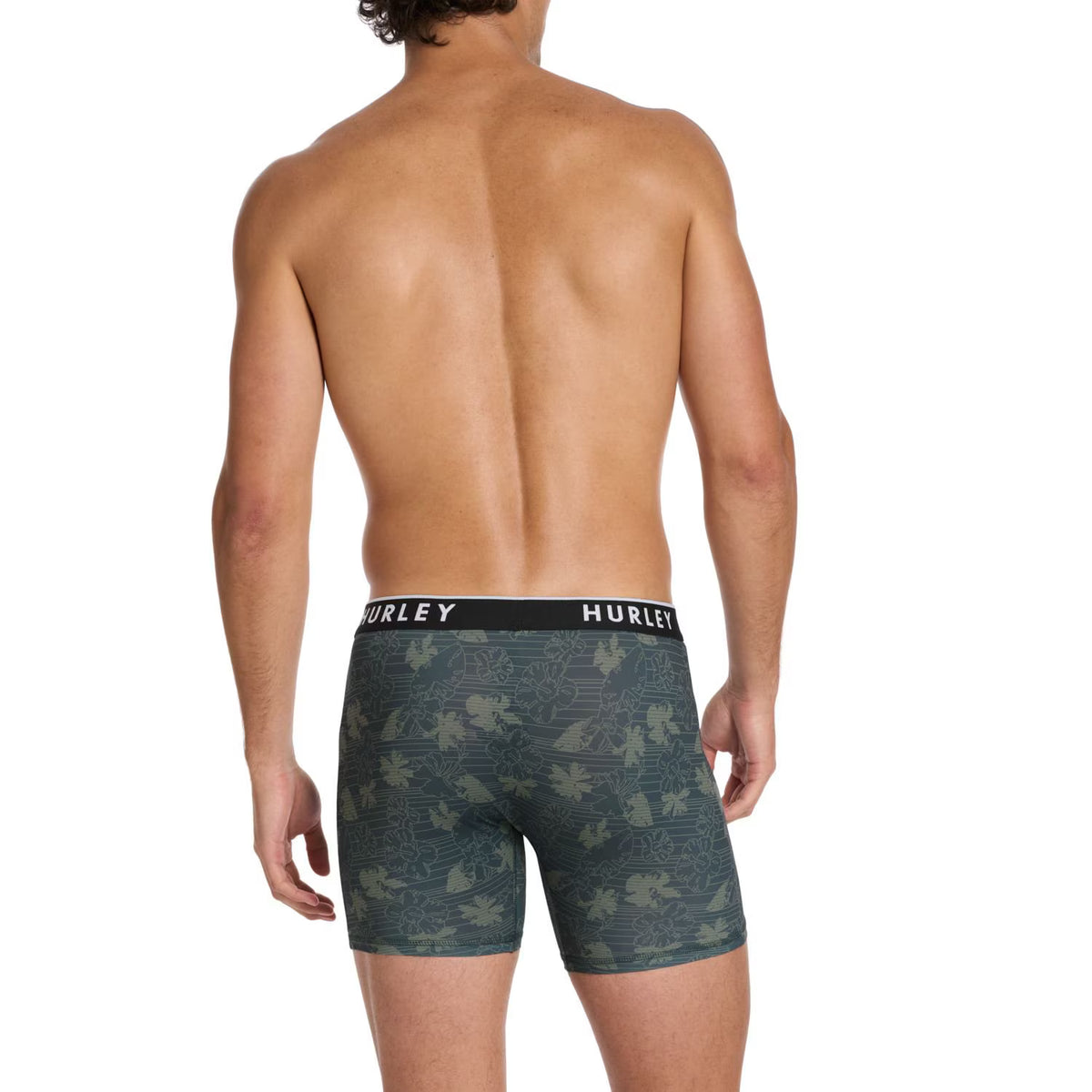 Hurley Men's Boxer Brief, Assorted Colors (4-Pack)