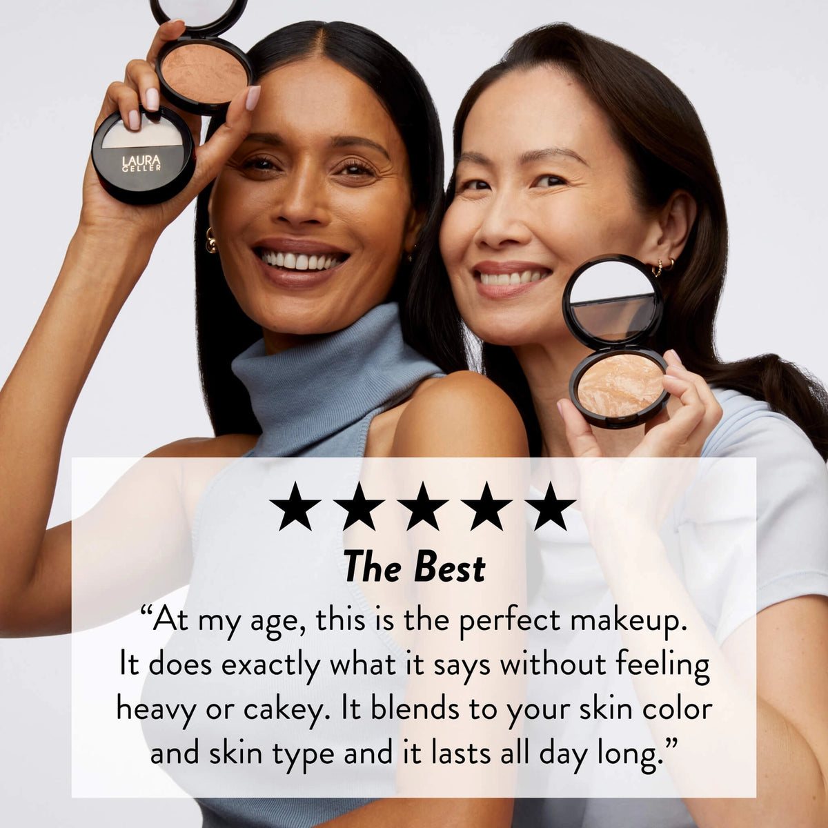 Laura Geller Baked Balance-n-Glow Color Correcting Foundation, Deep