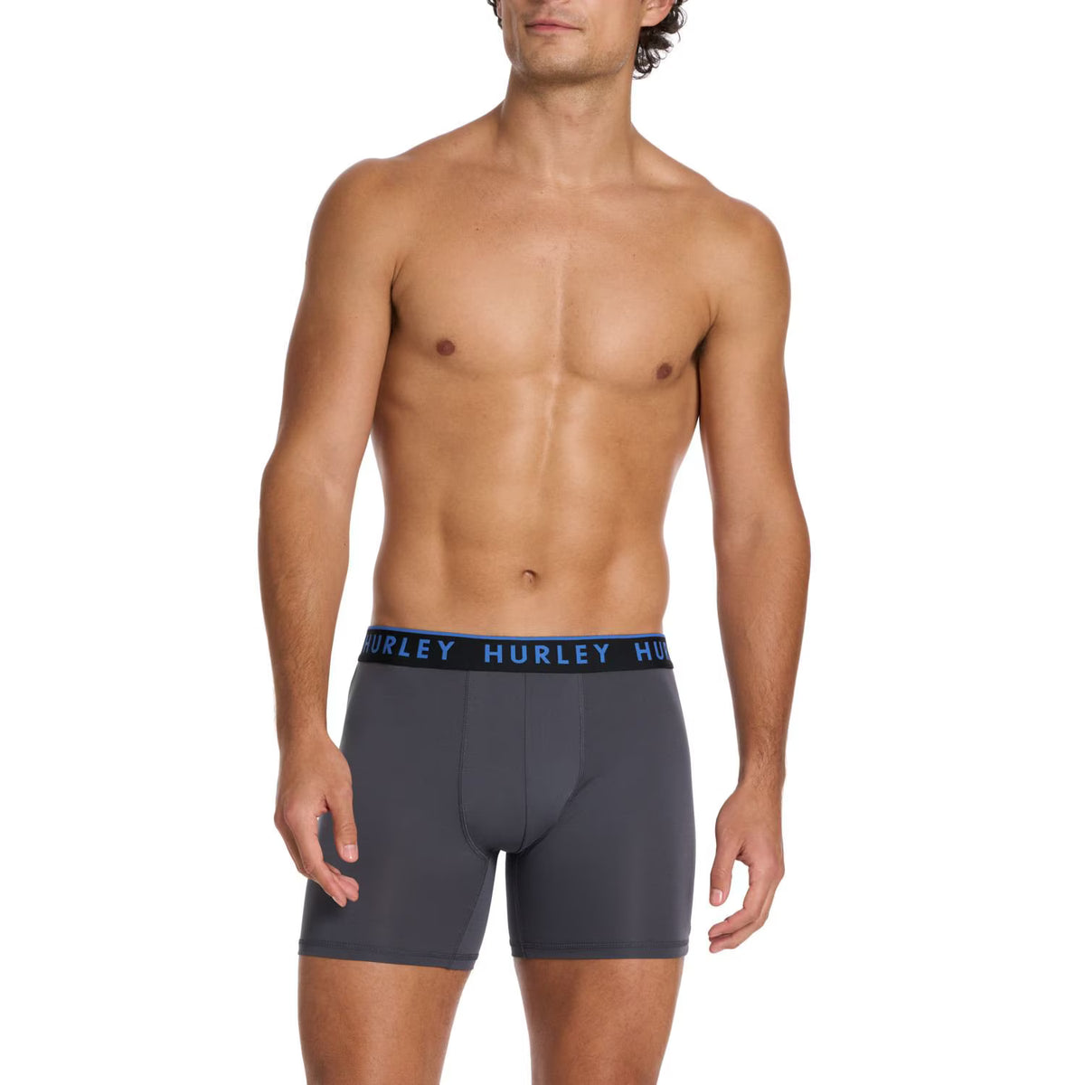 Hurley Men's Mens Boxer Brief, Assorted Colors (4-Pack)