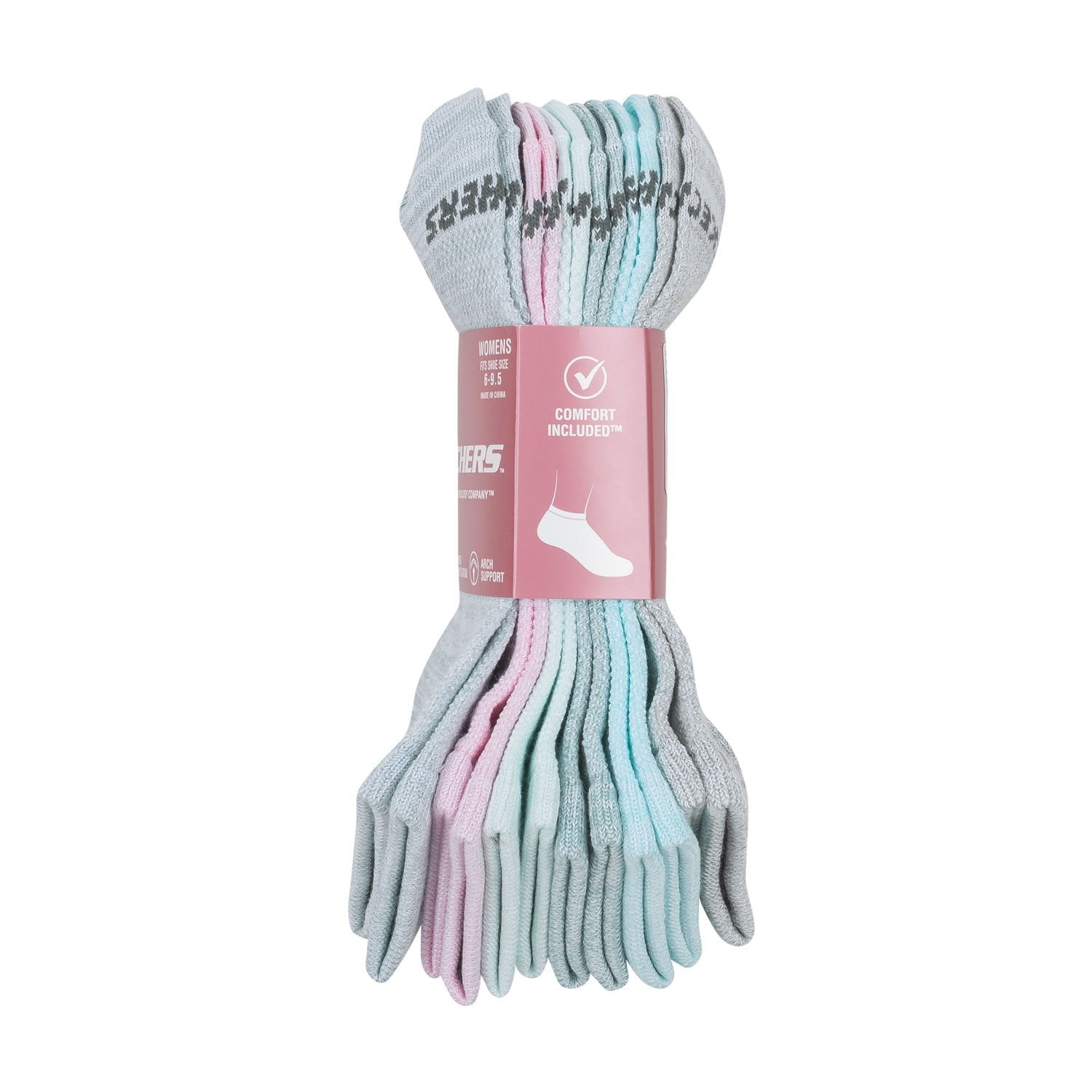 Skechers Women's Super Soft Low-Cut Sock - Color Pack (6-Pair)