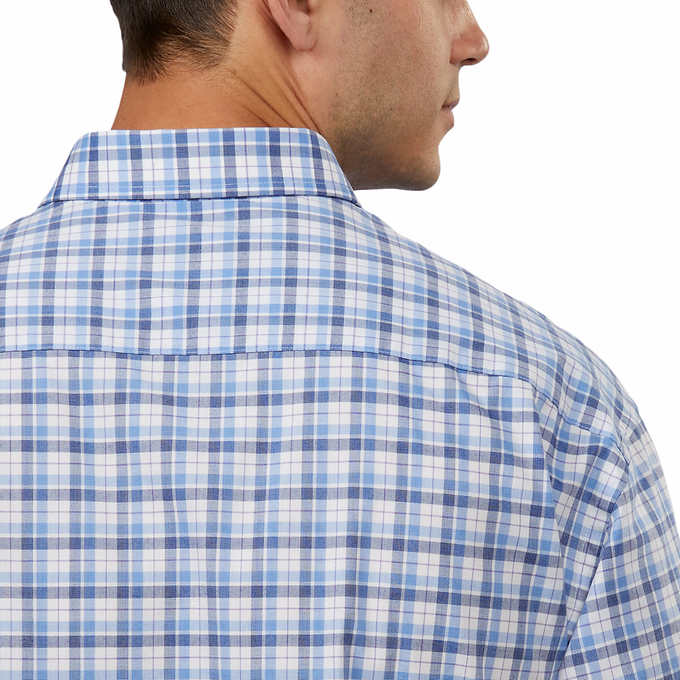 izod mens dress shirts IZOD Men's Soft Wash Essentials, Dark Blue Dress Shirt