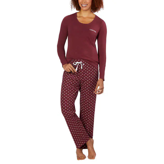 Calvin Klein Ladies' Fleece PJ Set