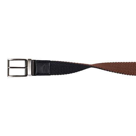 Tommy Bahama Men's Stretch Braided Reversible Belt