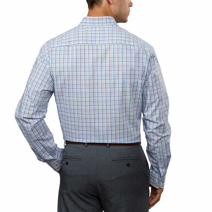 Izod Men's Soft Wash Essentials, Blue Dress Shirt ADDROS, LLC Izod Men's Soft Wash Essentials, Blue Dress Shirt ADDROS, LLC