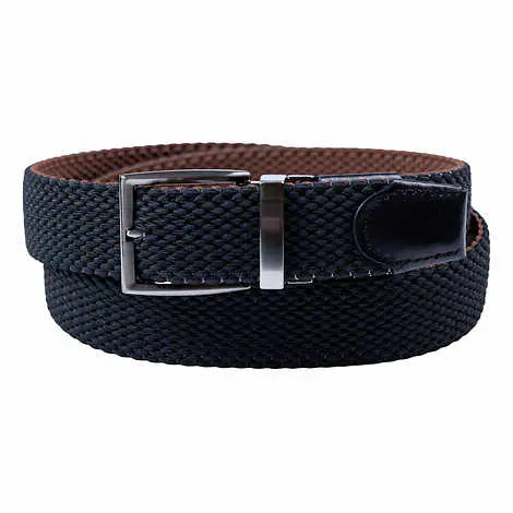 Tommy Bahama Men's Stretch Braided Reversible Belt