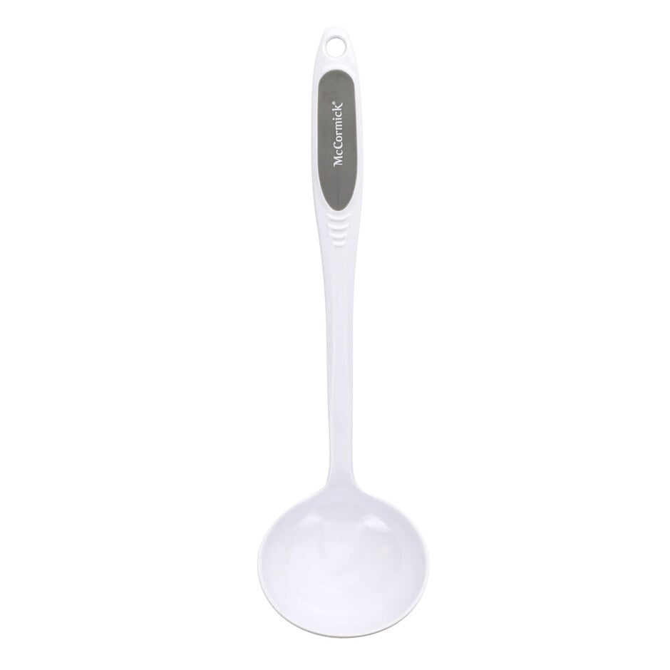 McCormick Melamine Cooking Utensils Ladle (White)