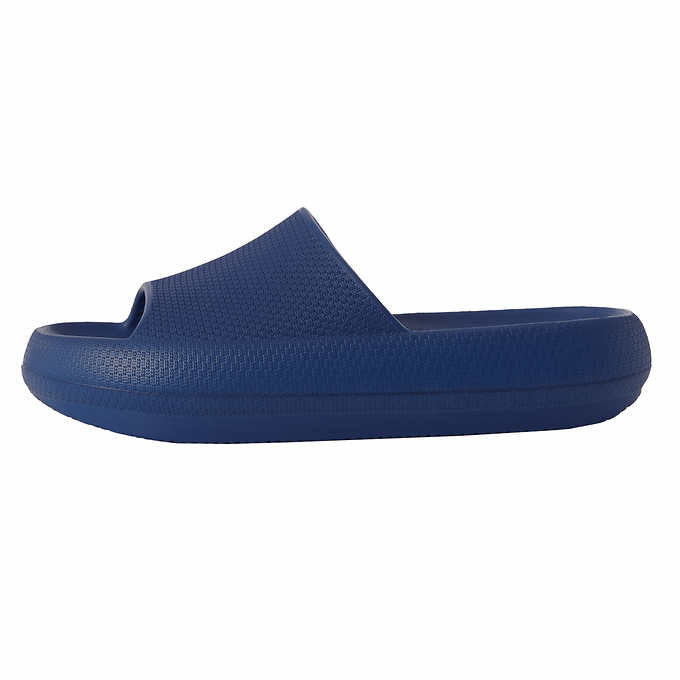 32 Degrees Unisex Cushion Slide Sandal, Navy