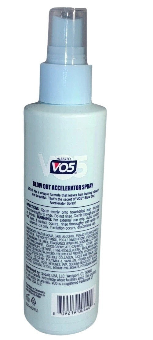 Alberto VO5 Blow Out Accelerator Spray 5oz/(148 ml)