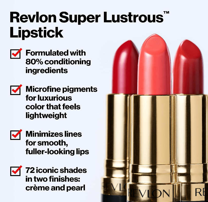 Revlon Super Lustrous Lipstick, 013 Smoked Peach