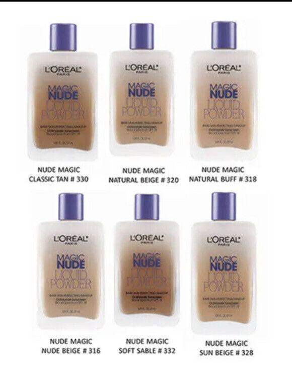 L'OREAL Magic Nude Liquid Powder Bare Skin Perfecting Makeup, Nude Beige (316)