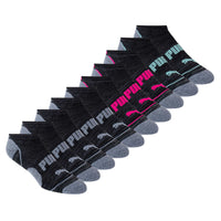 PUMA Ladies Cool Max No Show Socks (10-Pair)
