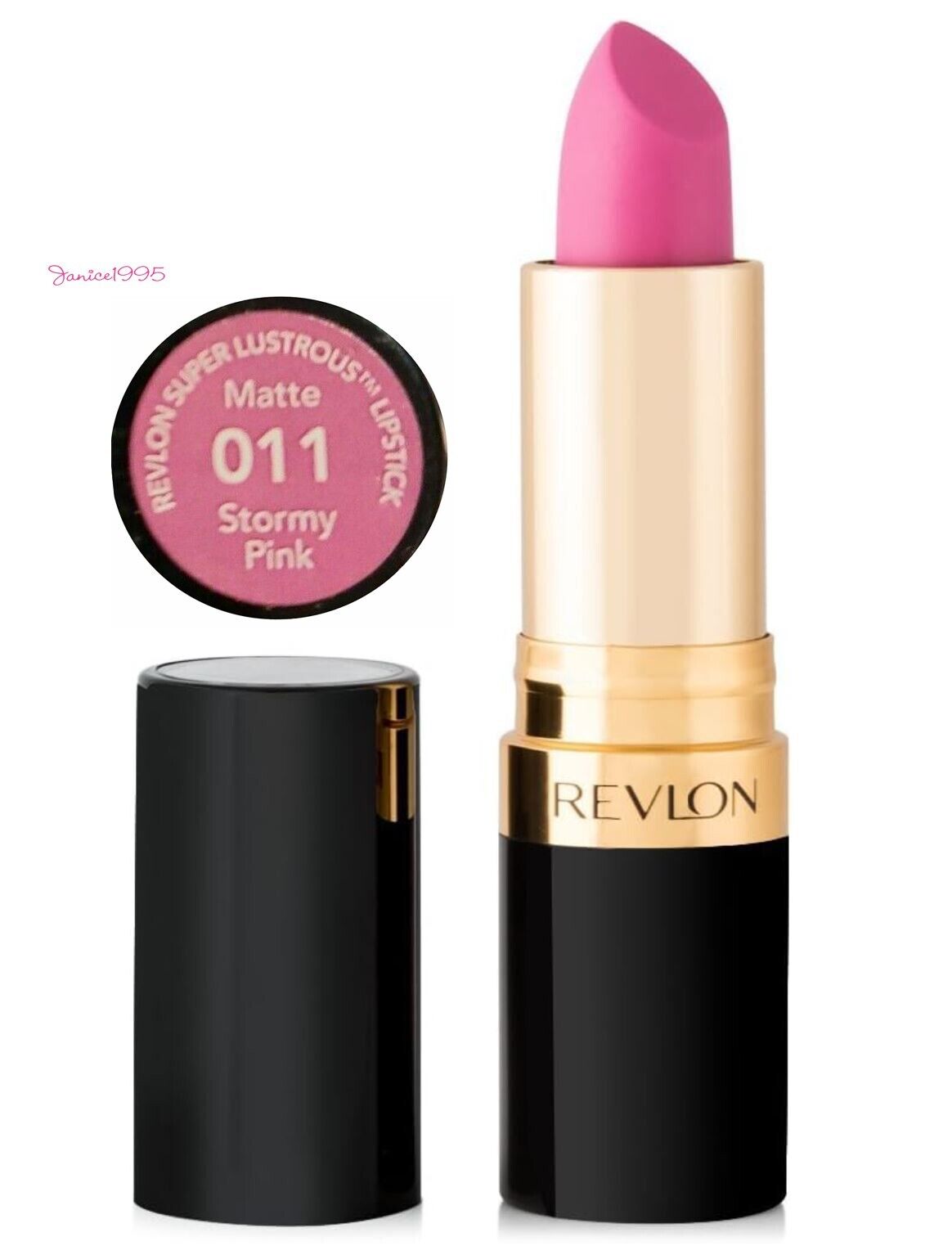 REVLON Super Lustrous Matte Lipstick, Stormy Pink [011]
