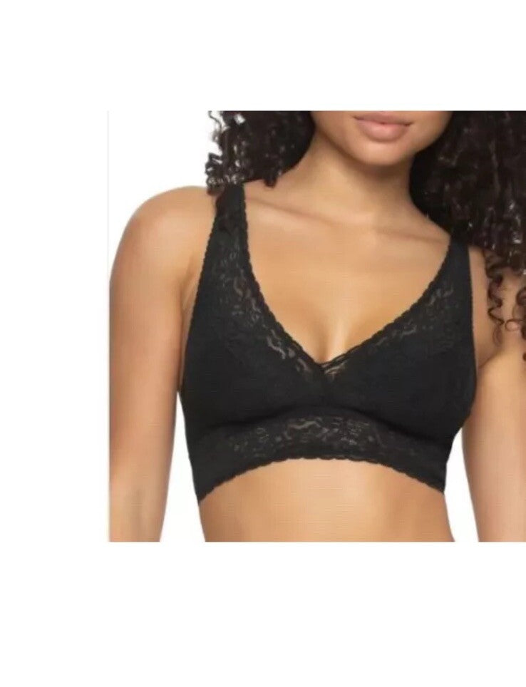 Felina Ladies Lace Bralette, Black/White (2-pack)