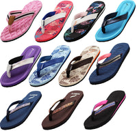 NORTY Womens Flip Flops Adult Female Thong Sandals (12080) Black