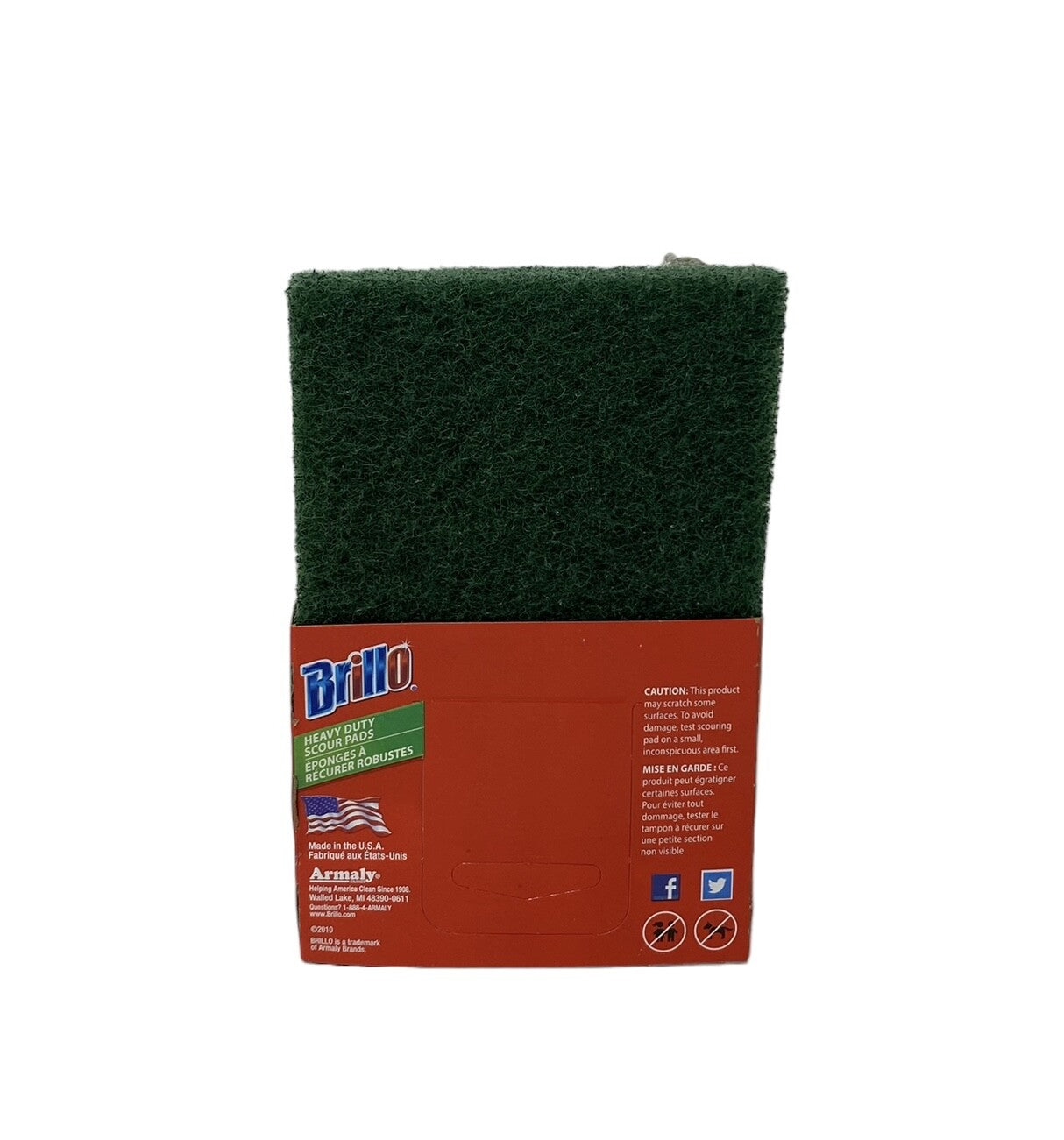 Brillo Heavy Duty Premium Scour Pads, Tough on Grease (3 count each pack)