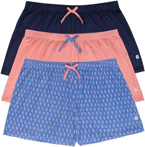 JANE & BLEECKER Ladies  Sleep Short, GEO Blue (3 Pack)