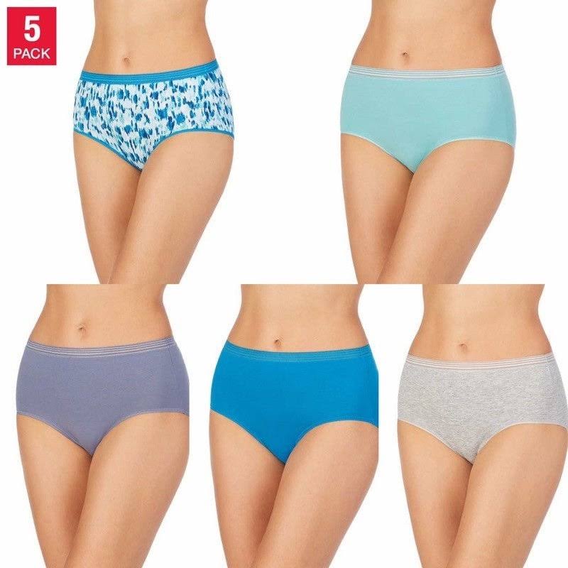 Carole Hochman Ladies' Midnight Cotton Stretch Brief (5-Pack)