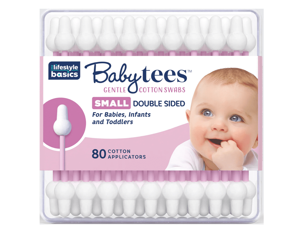 Stylist Secrets Baby Tees Small, 80 Cotton Applicators (3-Pack)