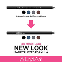 ALMAY Intense I-Color Eyeliner, Gel Smooth, (For Brown Eyes) Black 031 - ADDROS.COM