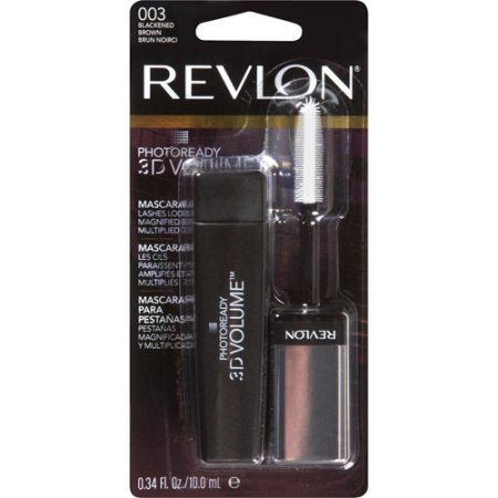 REVLON PhotoReady 3D Volume Mascara, Blackened Brown 003 - 0.34 fl oz - ADDROS.COM