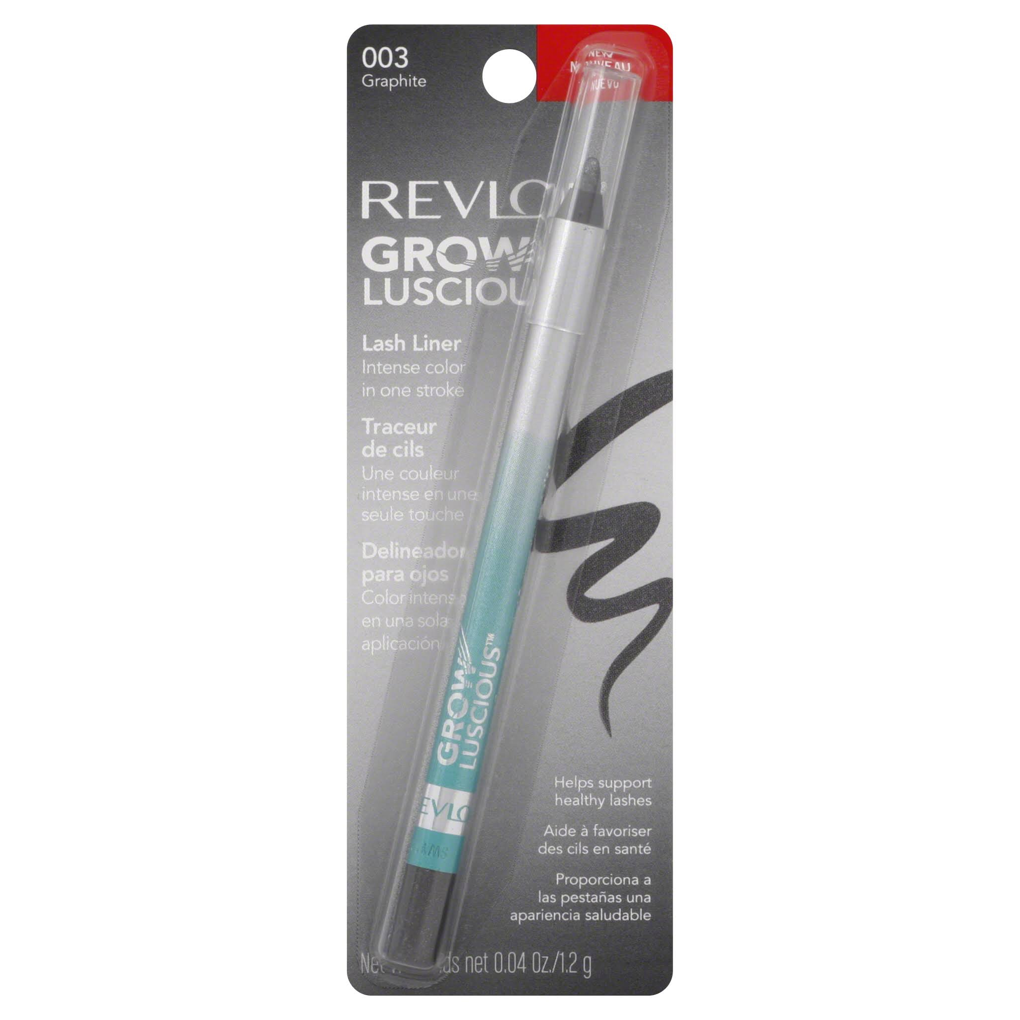 Revlon Grow Luscious Lash Liner, Graphite 003, 0.04 oz - ADDROS.COM