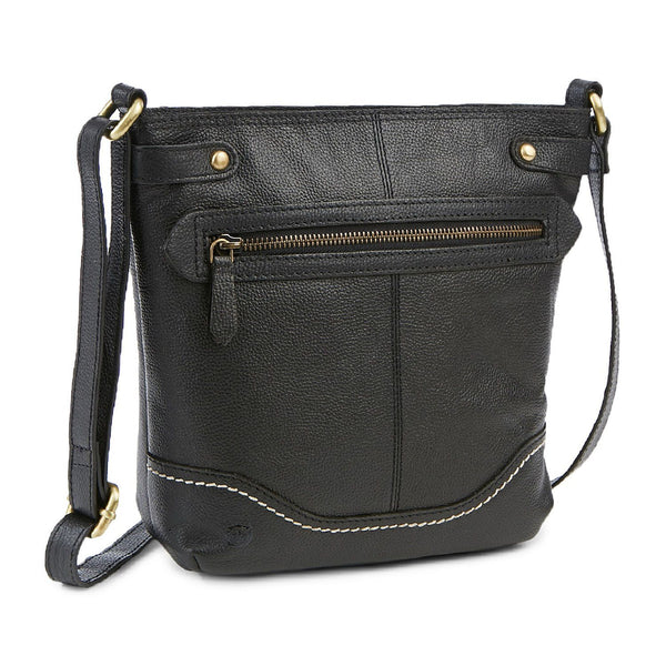 Born “Izabel” Bucket Crossbody Handbag, Black