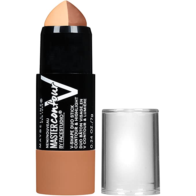 Maybelline Master Contour Contour & Highlight, V-Shape Duo Stick, 020 Deep