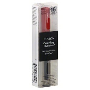 Revlon ColorStay Overtime Lipcolor/Moisturizing Topcoat, Forever Scarlet 040 - ADDROS.COM