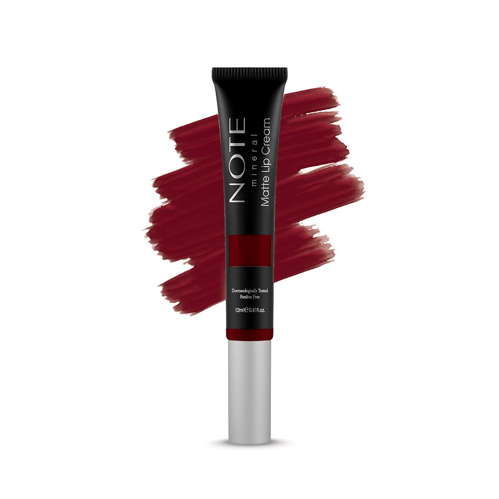 NOTE Cosmetics Mineral Matte Lip Cream Lipstick - 07 Brownight - ADDROS.COM