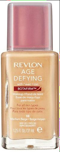 REVLON Age Defying Makeup with Botafirm, Normal/Combination Skin, Medium Beige 08 - ADDROS.COM
