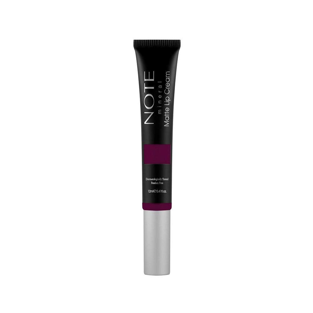 NOTE Cosmetics Mineral Matte Lip Cream Lipstick - 08 Queen Of Night - ADDROS.COM