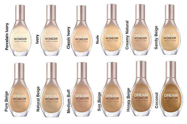 Maybelline Dream Wonder Fluid-Touch Foundation, Classic Ivory 20 - ADDROS.COM