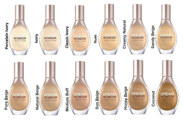 Maybelline Dream Wonder Fluid-Touch Foundation, Medium Buff 80 - ADDROS.COM