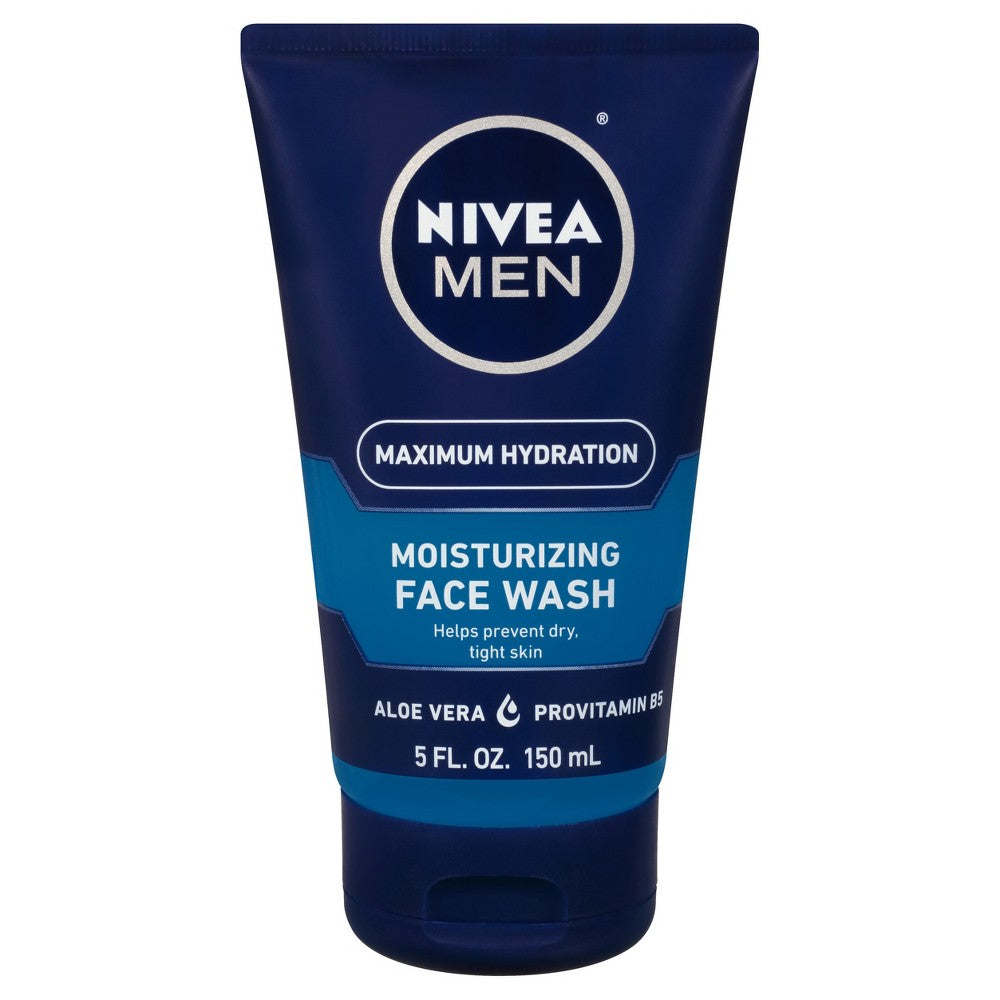 NIVEA Men Maximum Hydration Moisturizing Face Wash 5 Fluid Ounce - ADDROS.COM